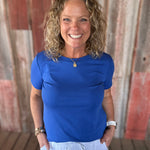 Royal Crew Neck Top Top - Tee STACCATO