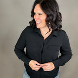 Black Janessa Shirt Tops - Button Ups THREAD & SUPPLY