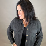 Black Heather Faye Jacket Outerwear- Jackets THREAD & SUPPLY