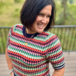 Multi Color Knit Sweater Top Top - Sweater THML