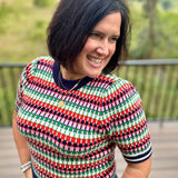 Multi Color Knit Sweater Top Top - Sweater THML
