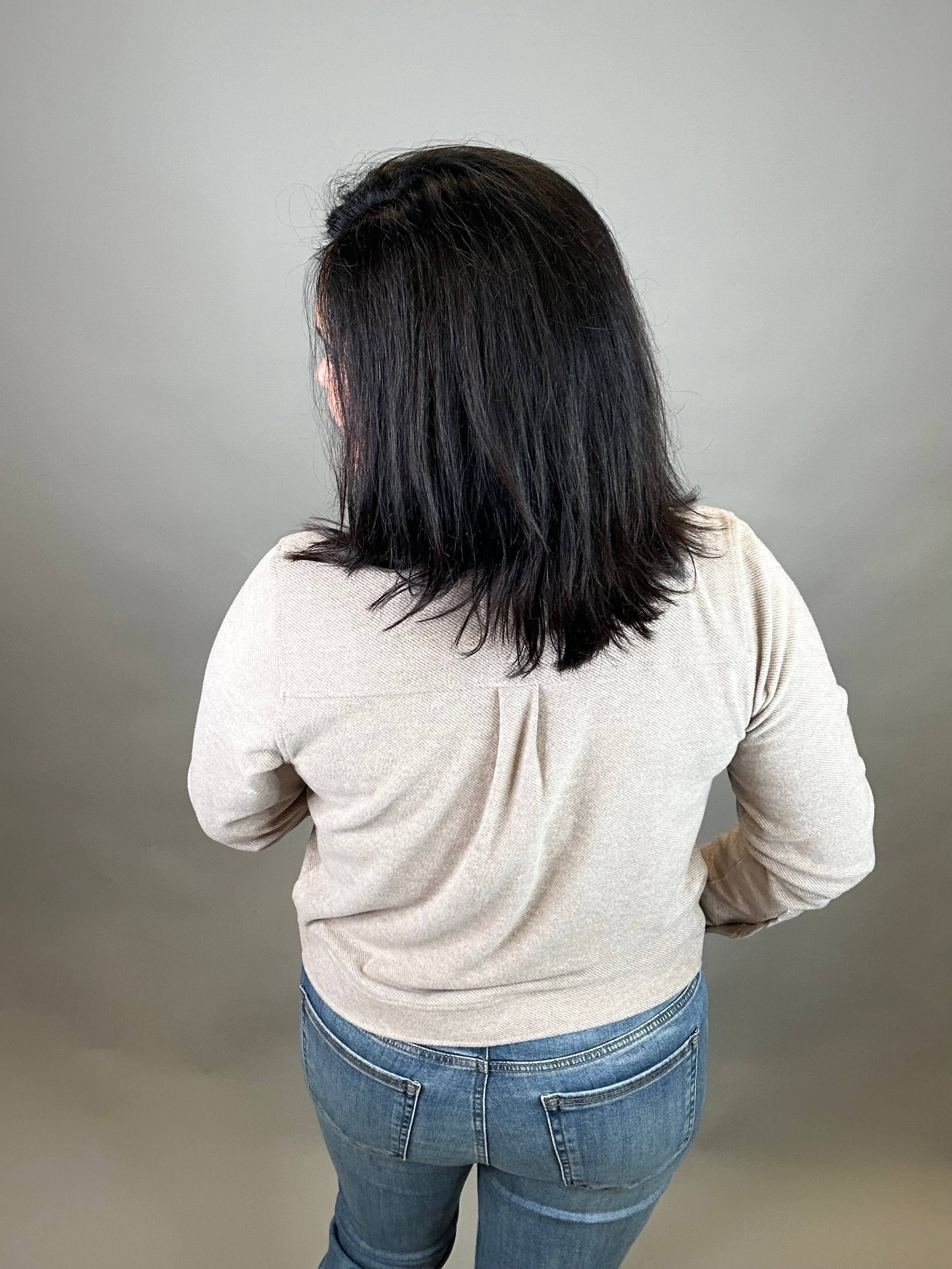 Taupe Heather Faye Jacket Outerwear- Jackets THREAD & SUPPLY