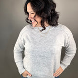 Heather Grey Raglan Sweater