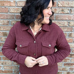 Rust Lined Shirt Jacket Outerwear- Jackets STACCATO