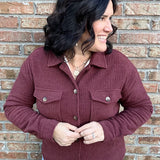 Rust Lined Shirt Jacket Outerwear- Jackets STACCATO