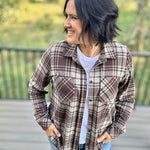 Markus Tan & Brown Plaid Button-Up Tops - Button Ups PANACHE