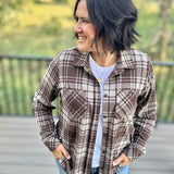 Markus Tan & Brown Plaid Button-Up Tops - Button Ups PANACHE