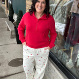 Strawberry Print Sweatpants