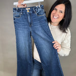 Inexhaustible Dark Wash Meg Jeans Bottom- Pants KUT FROM THE KLOTH