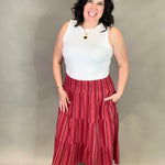 Lavina Midi Skirt Bottom- Skirt FLAG AND ANTHEM