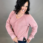 Ash Rose Zane Sweatshirt Top - Sweatshirt THREAD & SUPPLY