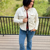 Tyler Ecru Denim Jacket