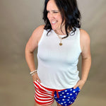 All American Drawstring Everyday Shorts Bottoms - Shorts JESS LEA