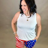 All American Drawstring Everyday Shorts Bottoms - Shorts JESS LEA