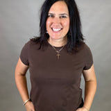 Coffee Bean Asher Tee Top - Tee THREAD & SUPPLY