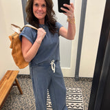 Washed Denim Blue Nova Pants