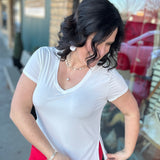 White Ananya Tee Top - Tee THREAD & SUPPLY