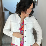 Aqua and Pink Liz Tiered Dress Dresses DEAR SCARLETT