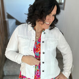 Aqua and Pink Liz Tiered Dress Dresses DEAR SCARLETT