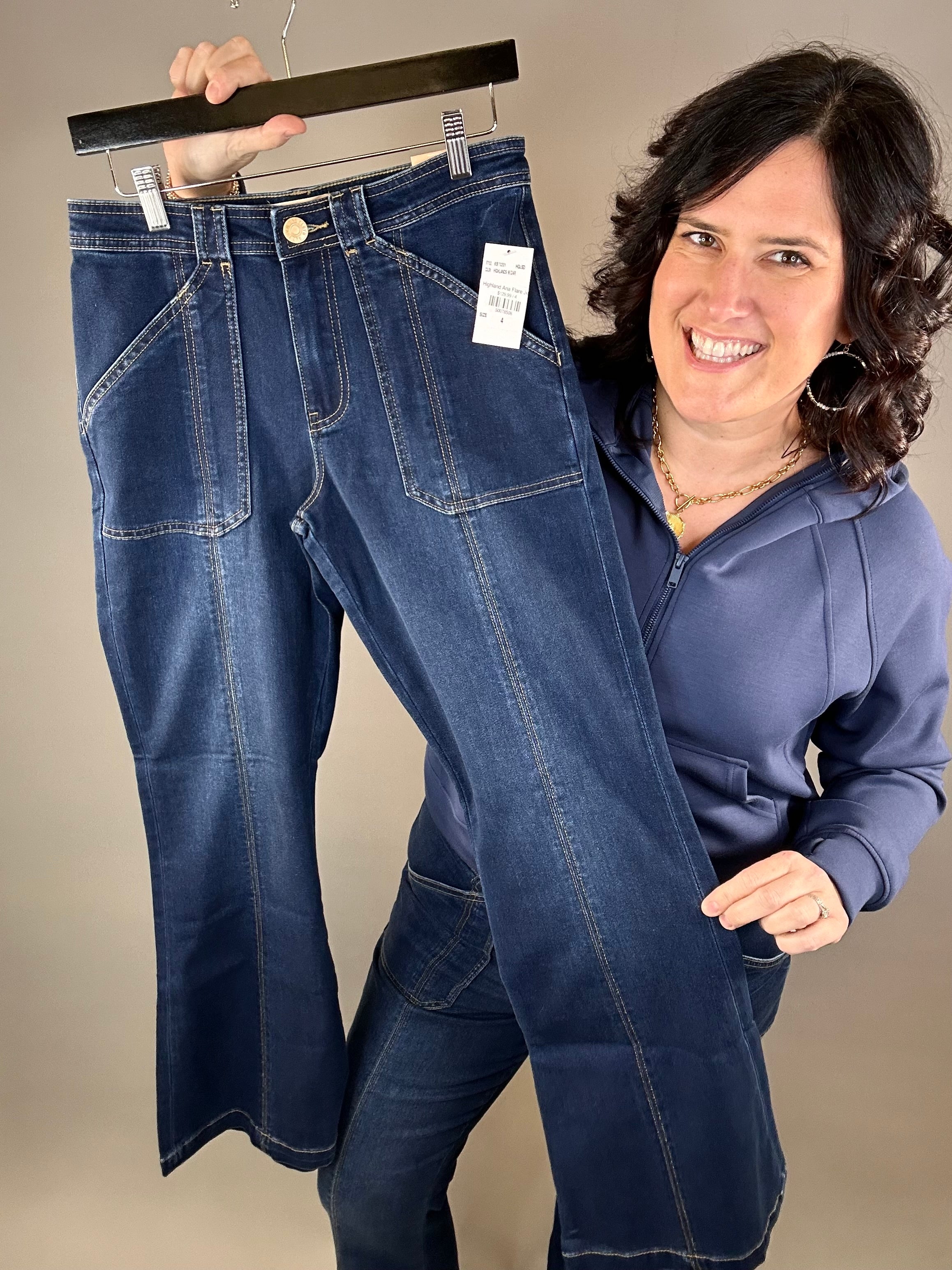 Highland Ana Flare Jean Bottoms - Pants KUT FROM THE KLOTH