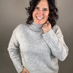 Grey Cloud Licarayen Mock Pullover Top - Sweater RD International