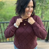 Mahogany Blythe Sweater