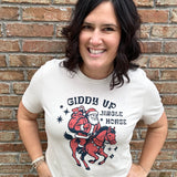 Giddy Up Cowboy Santa Tee