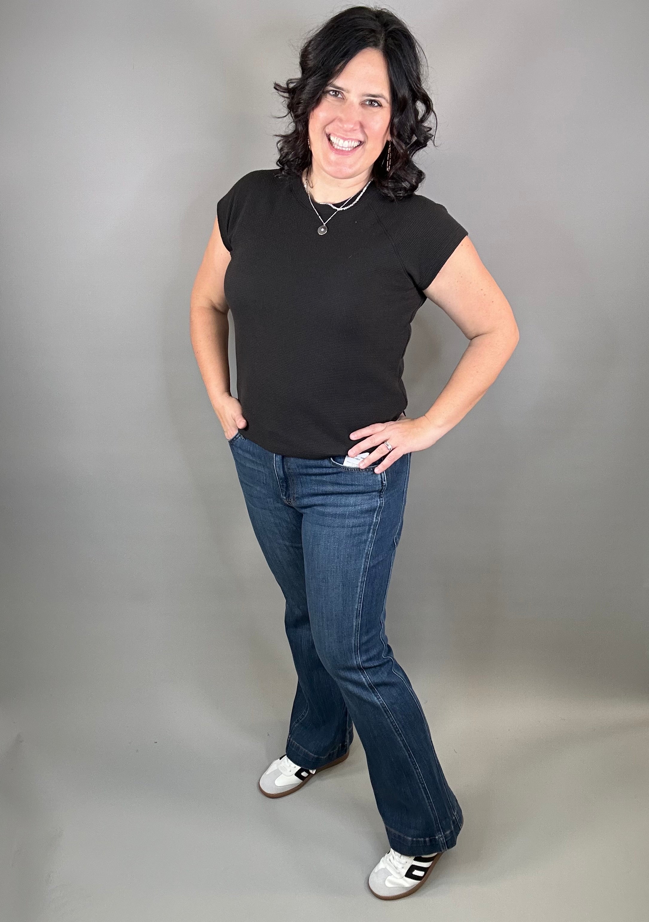 Natalie Choice Bootcut Side Panel Bottom- Pants KUT FROM THE KLOTH