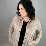Taupe Jackie Jacket Outerwear- Jackets THREAD & SUPPLY