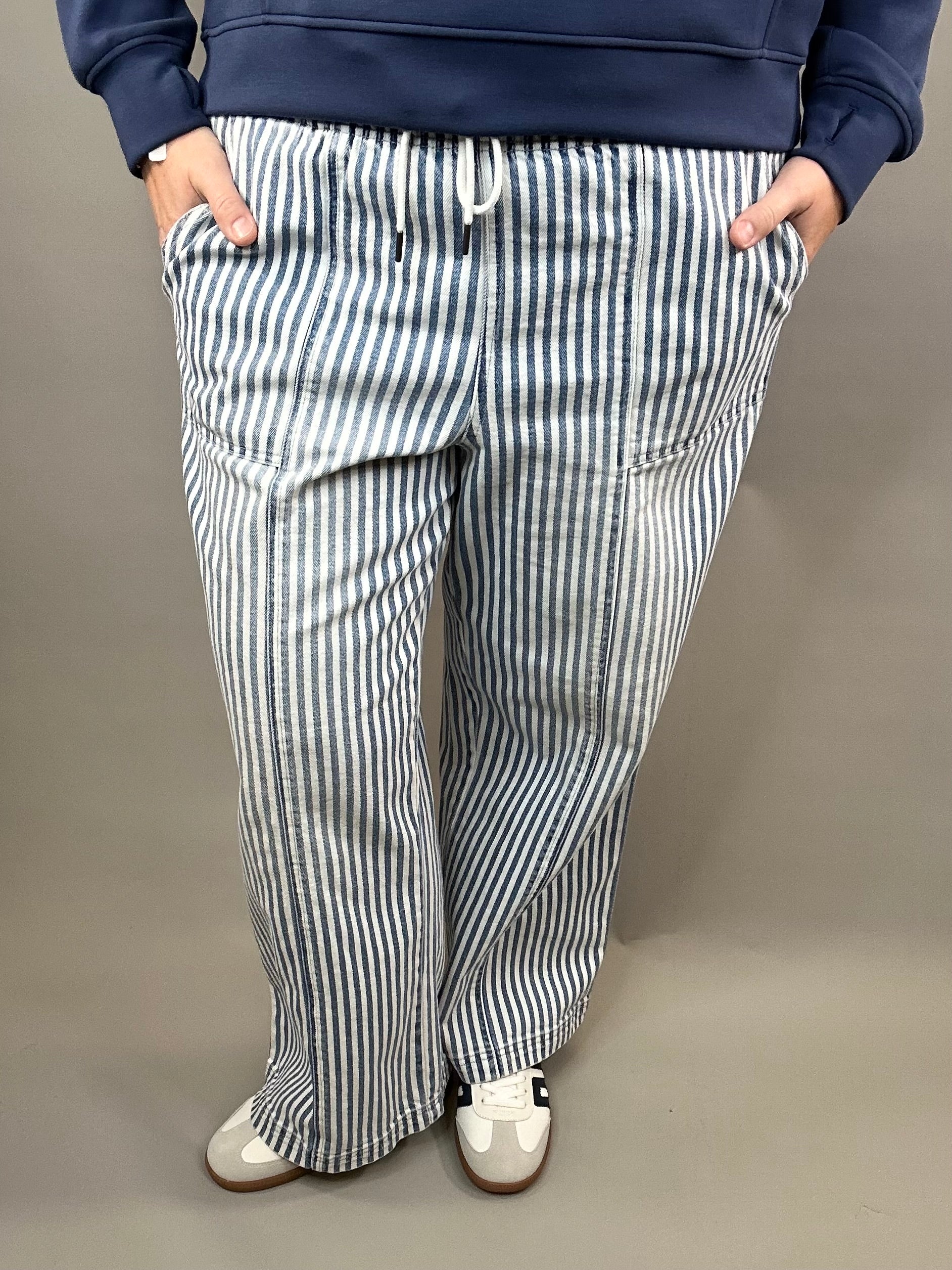 Med Wash Triana Lounge Pant Bottoms - Pants FLAG AND ANTHEM
