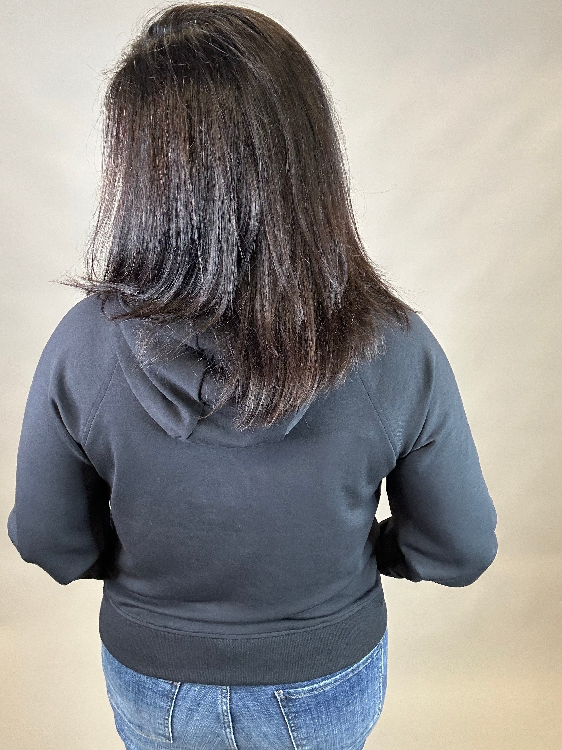 Black Turner Hoodie Top - Sweatshirt THREAD & SUPPLY