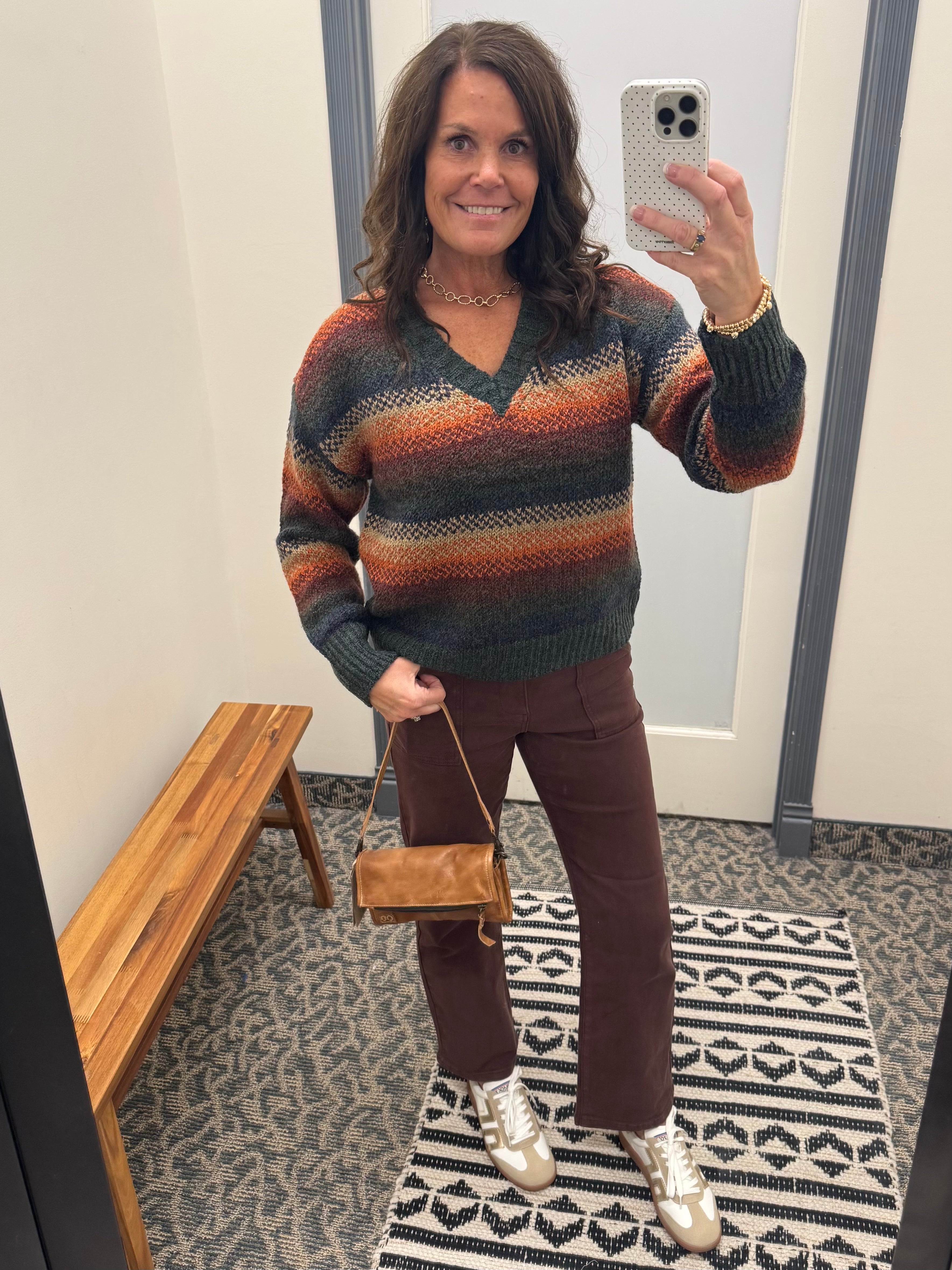 Autumn Ombre Rena Sweater Top - Sweater THREAD & SUPPLY