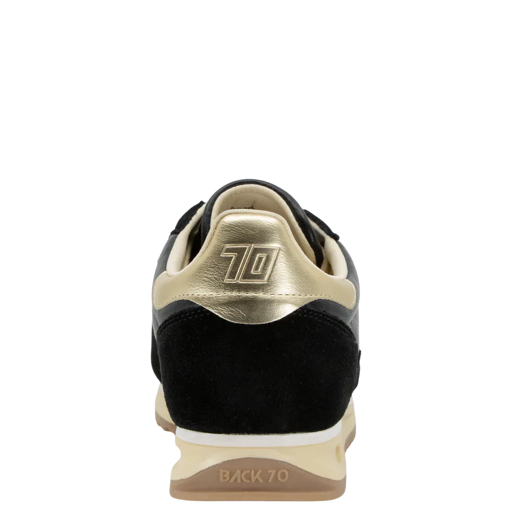 Jogger- Black Gold Sneaker Shoes - Sneaker Back 70