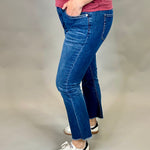 Astros Cropped Bootcut Jeans Bottom- Pants MICA DENIM