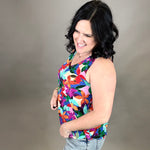 Floral Sleeveless Blouse Tops- Tanks STACCATO