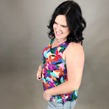 Floral Sleeveless Blouse Tops- Tanks STACCATO