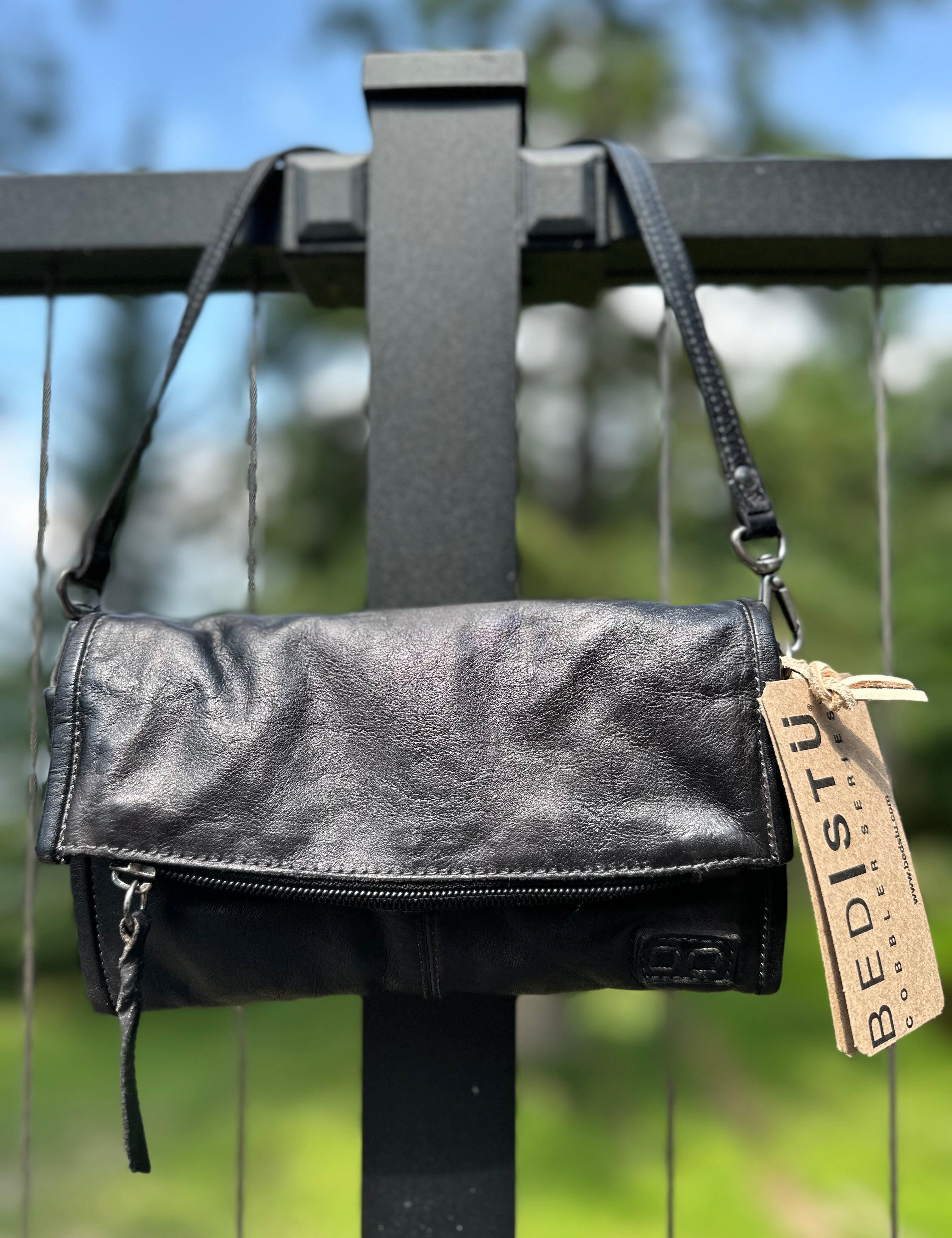 Bed|Stü Black Amina Crossbody Bag Bags- Purses BED STU