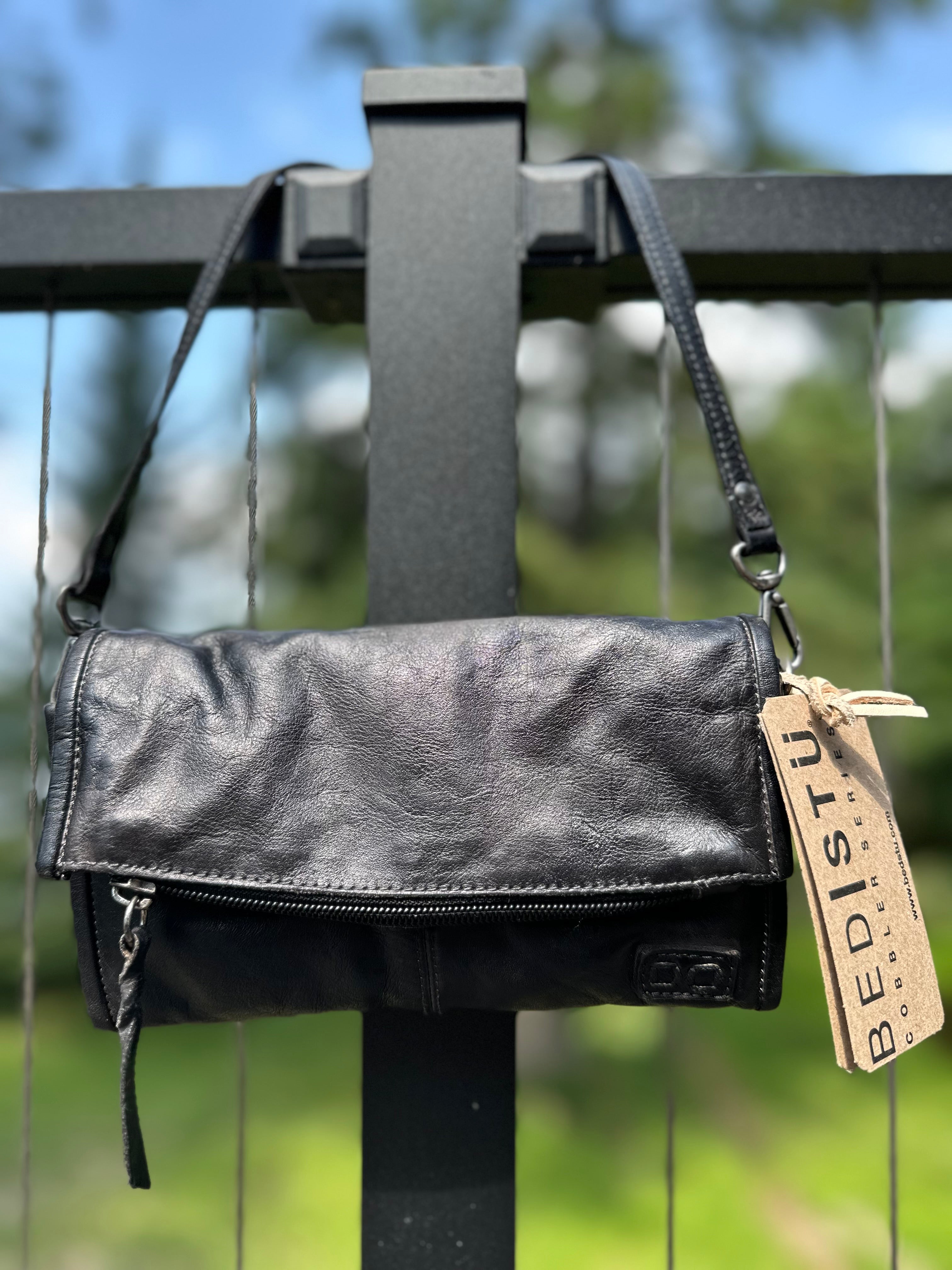 Bed|Stü Black Amina Crossbody Bag Bags- Purses BED STU