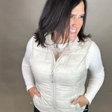 Sand Pacific Puffer Vest Outerwear - Vest STORM CREEK