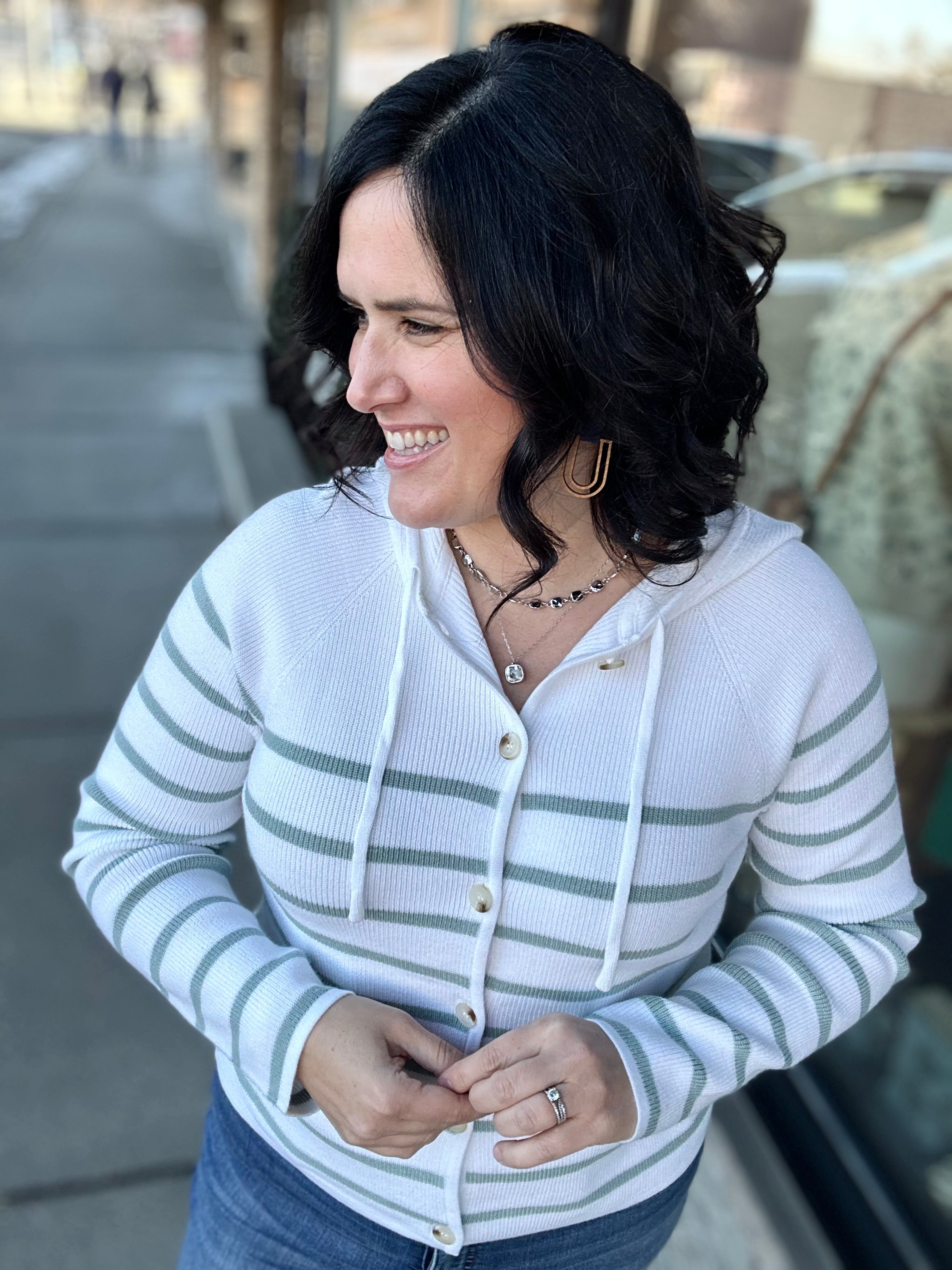 Ivory Blue Braxton Jacket Outerwear- Jackets THREAD & SUPPLY