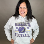 MN Football Hoodie Tops- Sweatshirts LIMEBERRY DESIGNS