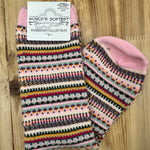 Pink Stripe Socks Accessories- Socks CRESCENT SOCK COMPANY