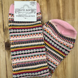 Pink Stripe Socks Accessories- Socks CRESCENT SOCK COMPANY