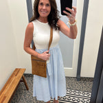 Blue & White Stripe Tank Dress Dresses STACCATO