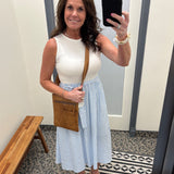 Blue & White Stripe Tank Dress Dresses STACCATO