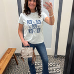 Checkered Boot Tee Top - Tee FLAG AND ANTHEM