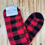 Red/Black Plaid Socks Accessories- Socks CRESCENT SOCK COMPANY