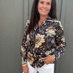 Midnight Bloom Blouse Tops- Blouses EE:SOME