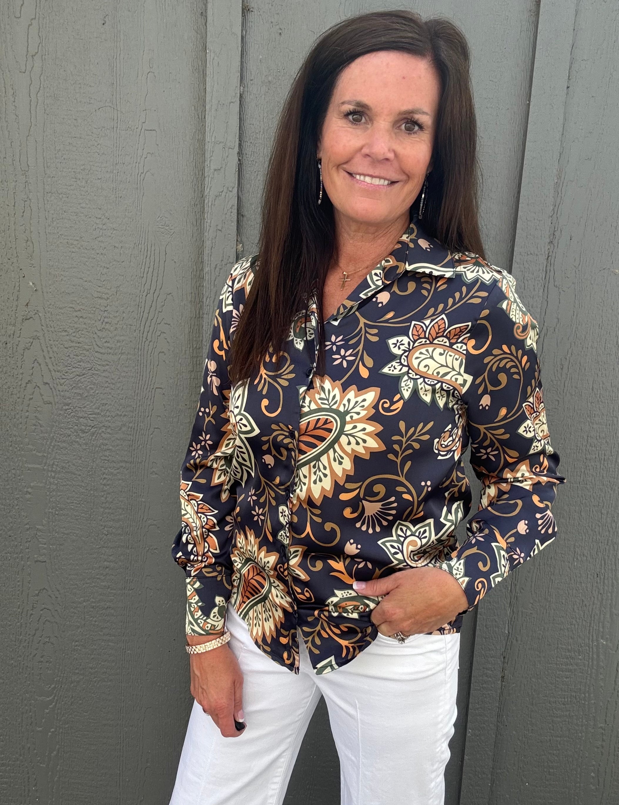 Midnight Bloom Blouse Tops- Blouses EE:SOME