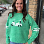Green Golf Cart Sweater WISHLIST